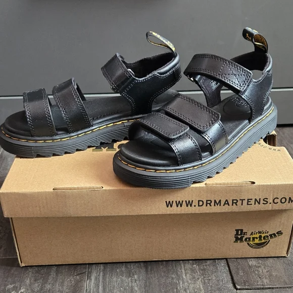Dr. Martens Black Klaire Sandals - Picture 7 of 8